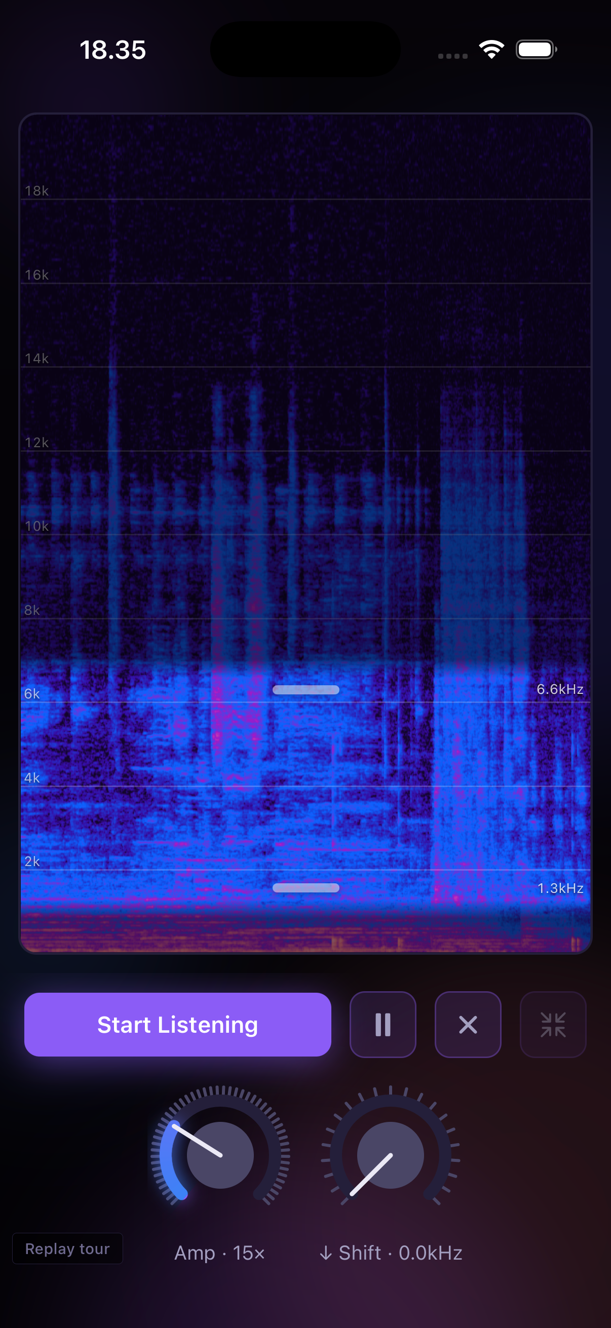 Sound Loupe — Real-time spectrogram